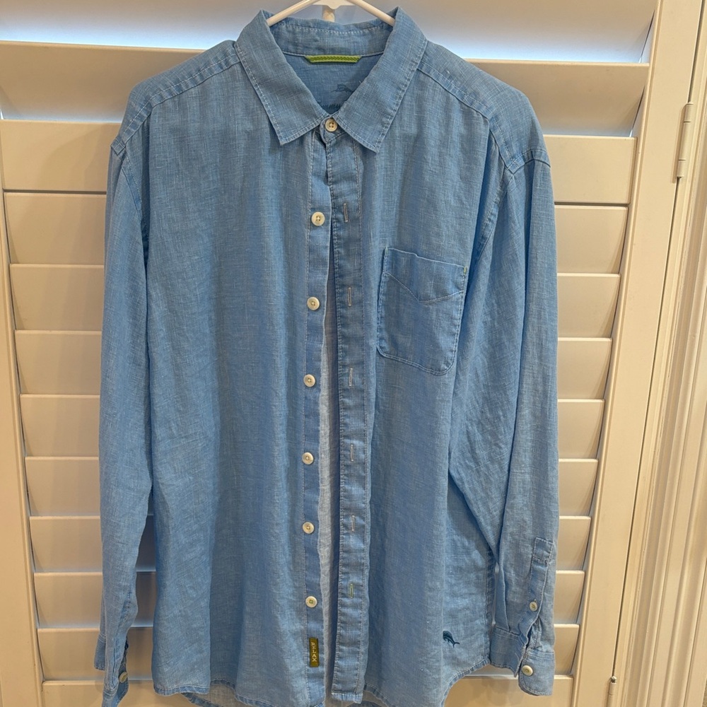 Tommy Bahama Sky Blue Button-Down Shirt